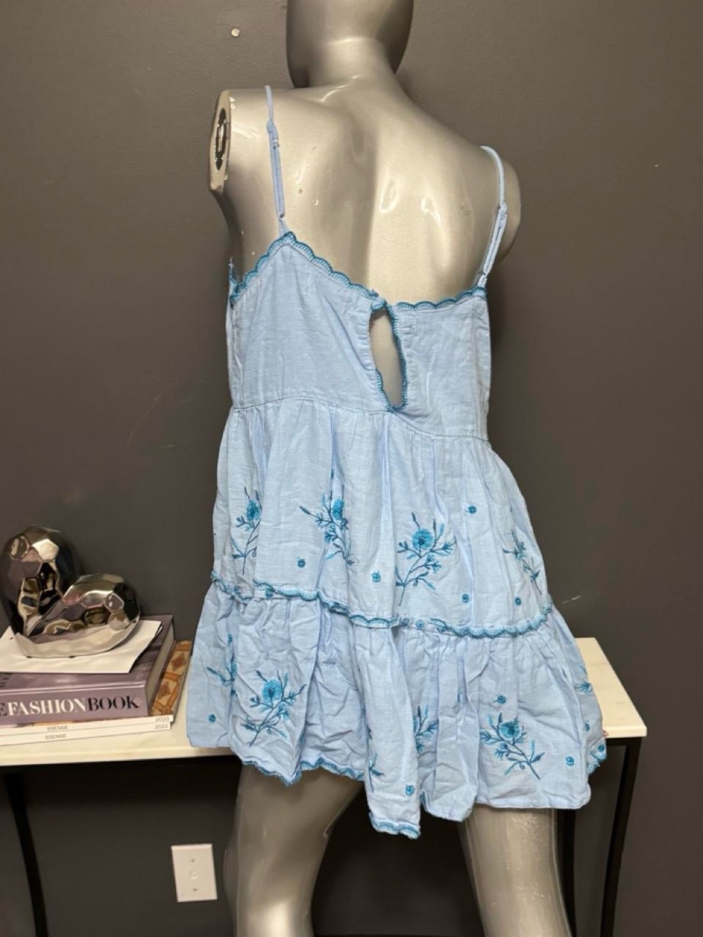 Urban Outfitters Blue Cottage Core Dress - Picture 2 of 4